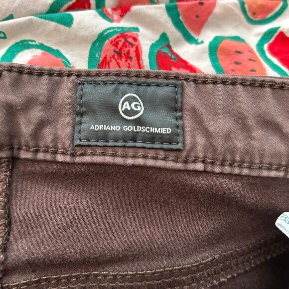 Adriano Goldschmied Women The Prima Cigarette Denim Jeans Skinny Brown Size 29R - Picture 5 of 8